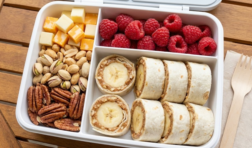 Banana Sushi Rolls bento lunch kids