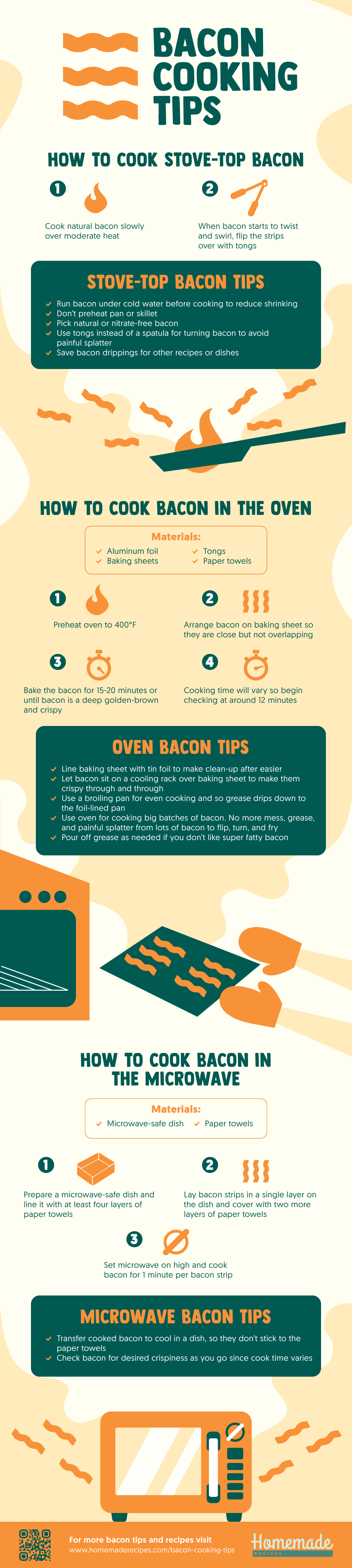 Bacon Cooking 101: Bacon Cooking Tips For The Perfect Crisp homemaderecipes.com/bacon-cooking-tips