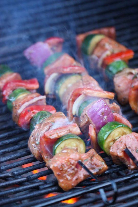 Grilled Ginger Chicken Kebabs