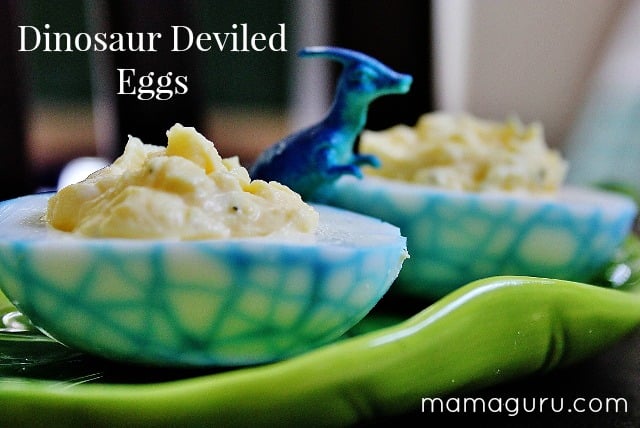 Dinosaur Deviled Eggs