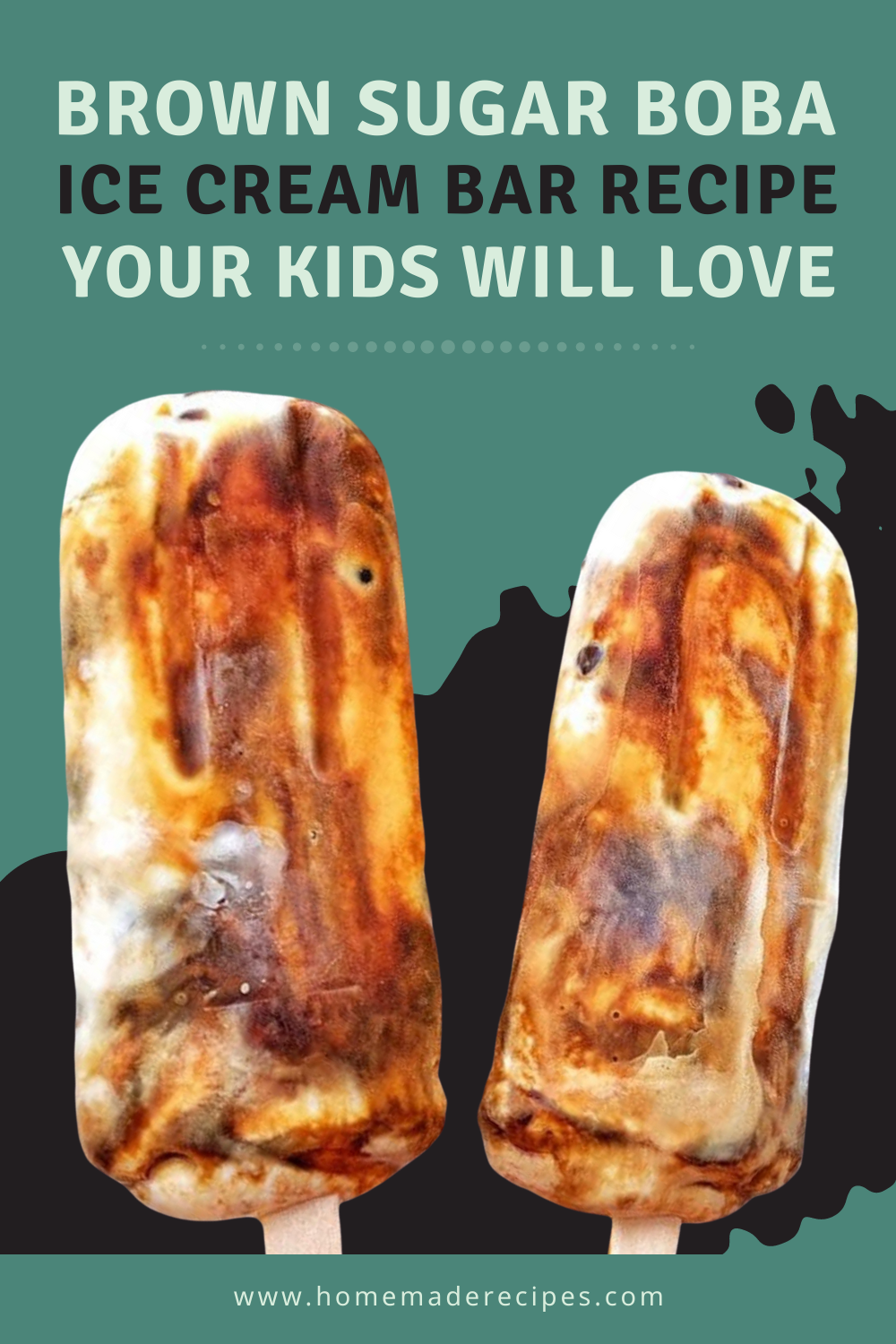 placard | Brown Sugar Boba Ice Cream Bar Recipe Your Kids Will Love