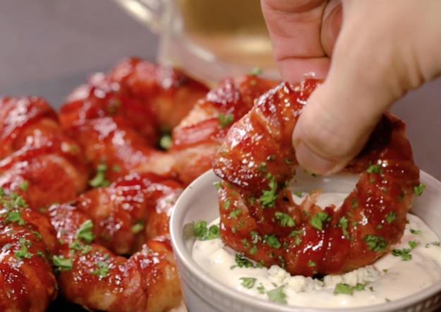 Homemade Onion Rings Plated
