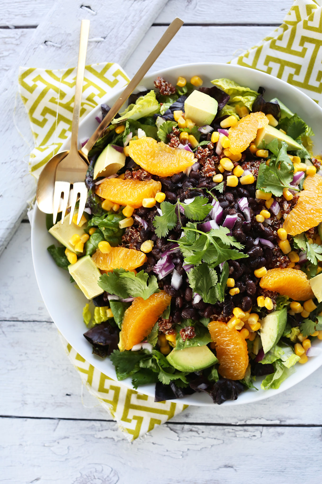 Mexican Quinoa Salad with Orange Lime Dressing, see more at https://homemaderecipes.com/healthy/mission-to-mars/