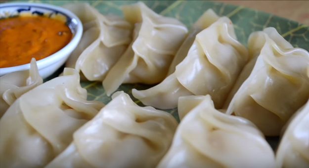 Momos are best serve hot, straight from the steamer.