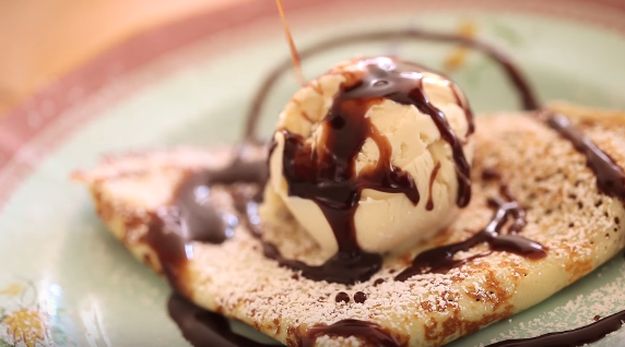 Crepes can be a delightful dessert to end a meal!