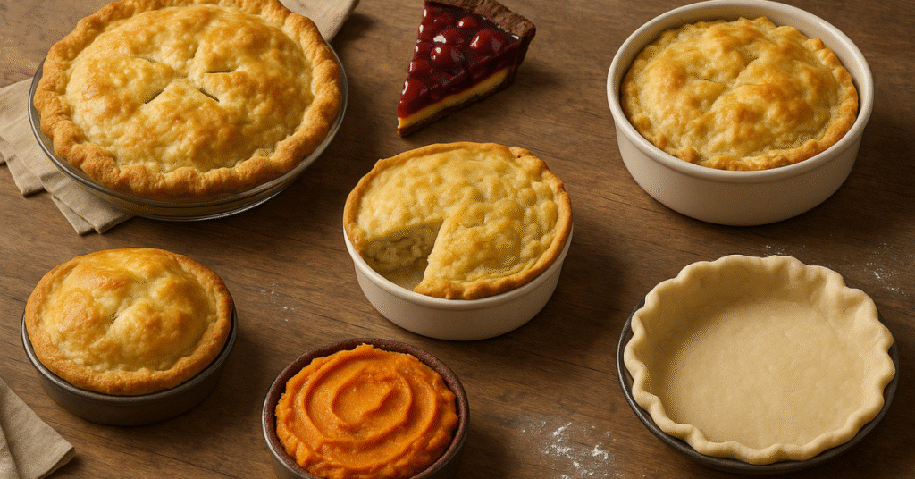 A picture of the seven best pie recipes