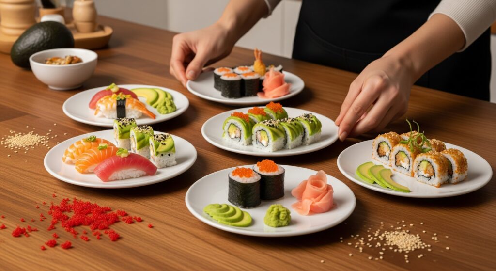 A chef showing what is omakase