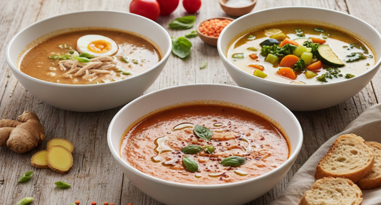 high protein soup