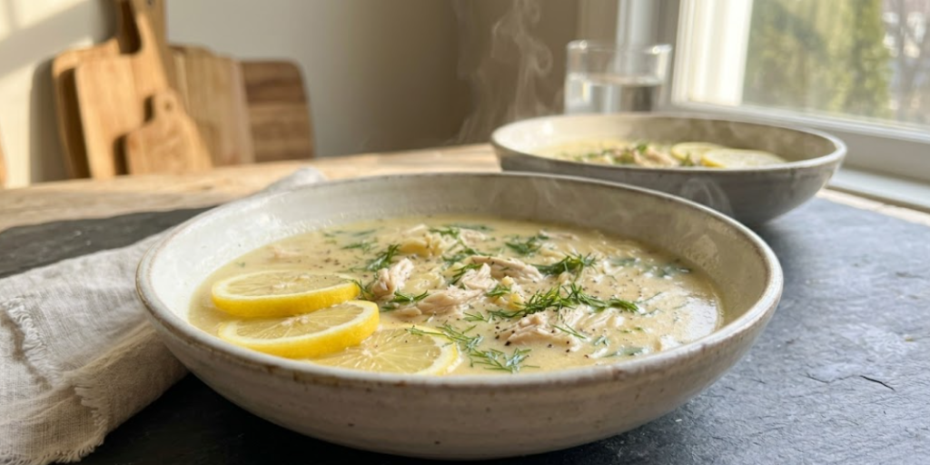 The Egg Tempering Trick Behind the Creamiest Greek Lemon Chicken Soup