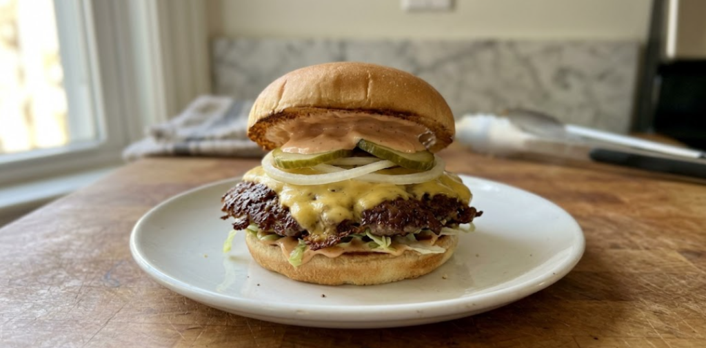 Smash Burger Recipe (Cast Iron Method, No Blackstone Needed)