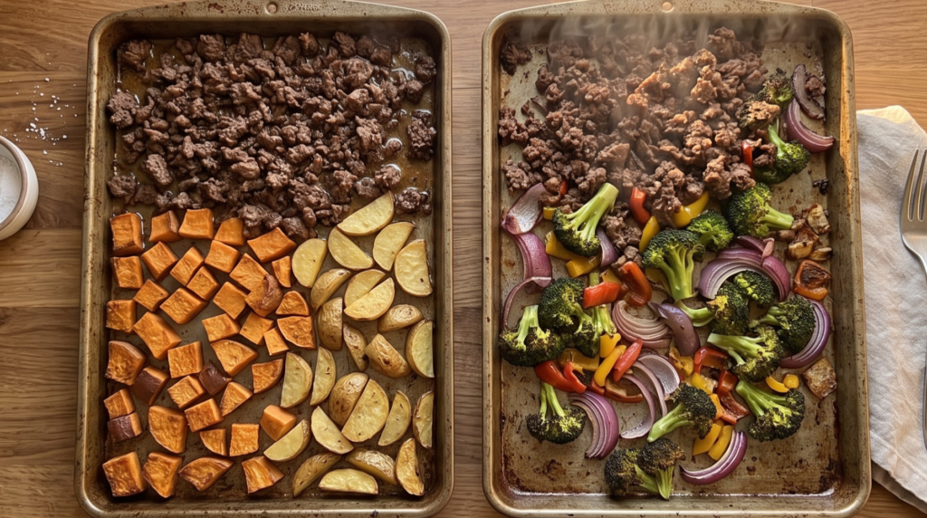 5 Simple Ground Beef Sheet Pan Dinners for Busy Nights