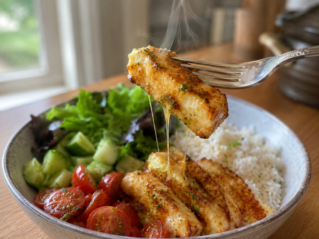 The Viral Hot Honey Halloumi Bowls Everyone's Making: Easy in 20 Minutes